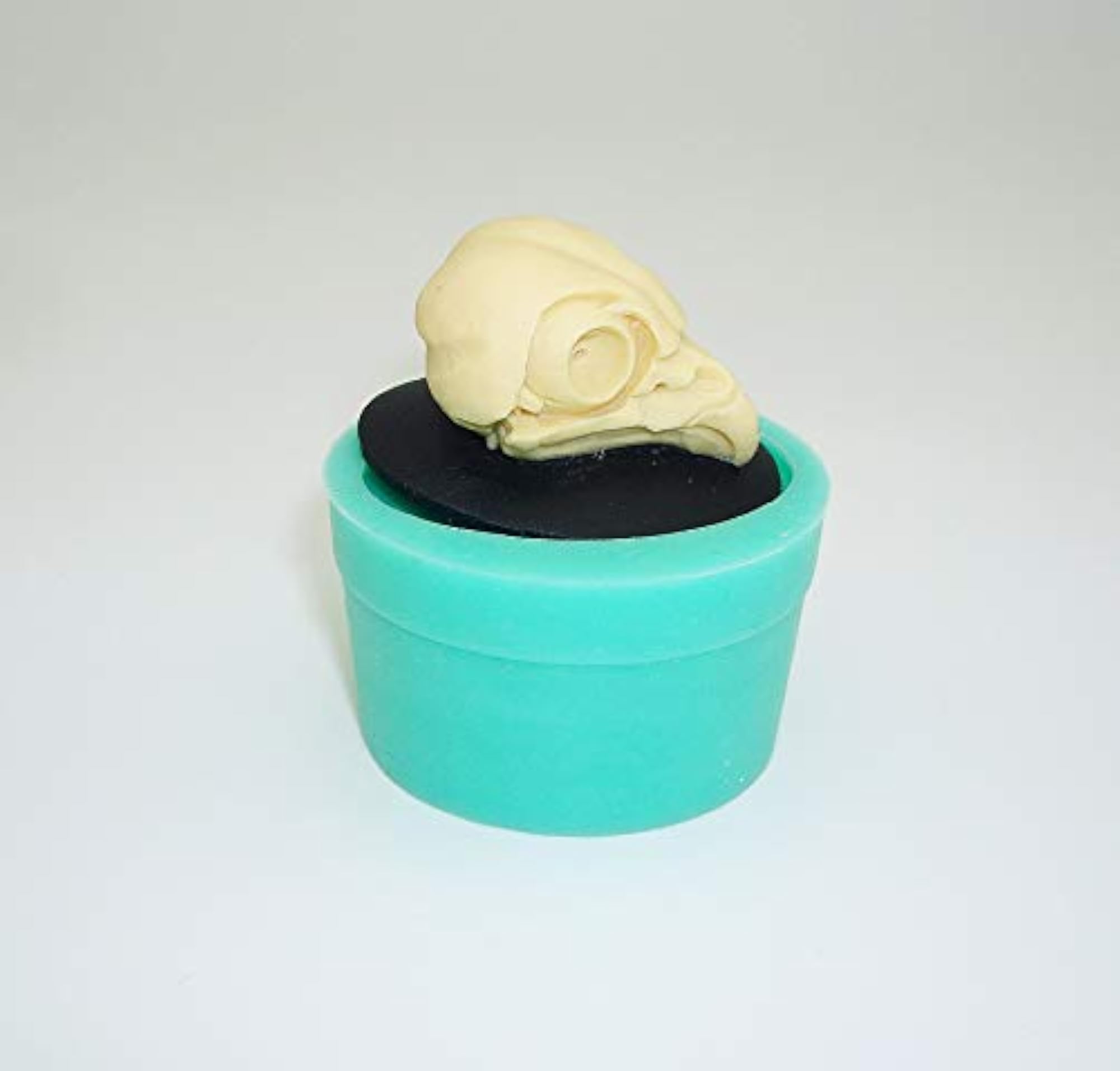 Flexible Owl Skull Silicone Mold for Crafting