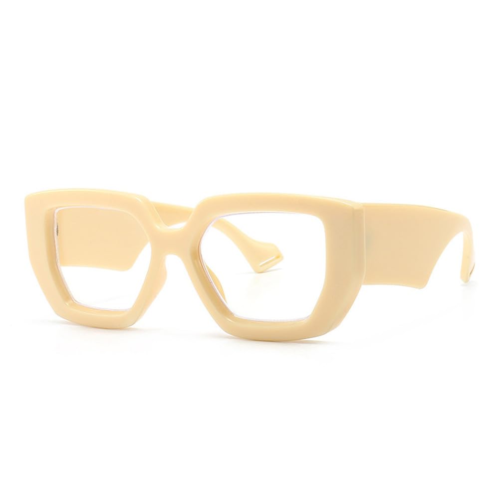 Okulary przeciwsłoneczne damskie Fashion Square z przezroczystymi soczewkami, okulary przeciwsłoneczne męskie, oprawki UV400