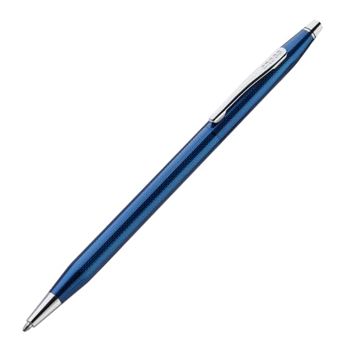 Image of Cross Classic Century Cobalt Blue Diamond Ballpoint Pen, Black Ink | Refillable Ballpoint Pen for Effortless Writing, Durable Construction, Premier Distinctive Look, Gift-Ready, Medium Point