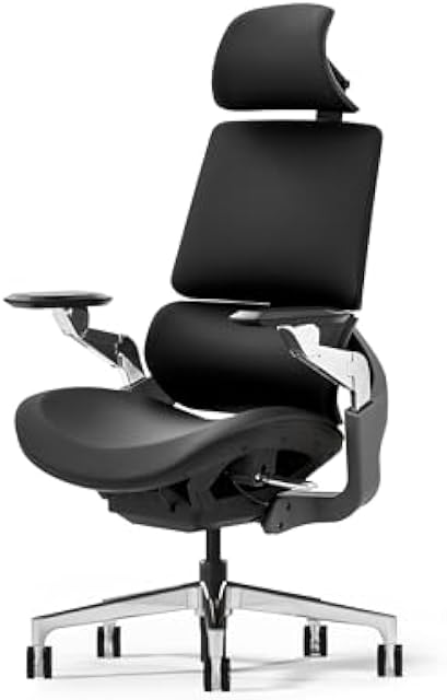 TOMU Ergonomic Executive Office Chair Leather, Cool and Luxury