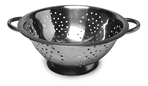 Escorredor De Massas Com Alça Inox 24 Cm