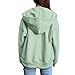 Betadog Comfort Hoodies For Anxiety Zip Up Hoodie Women Y2K Jacket Long Sleeve Hooded Sweatshirt With Pockets Oversized Trendy Fall Outifts Mint Green Fall Fashion For Women 2025 Trendy Large