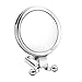 Beaupretty 10x Magnifying Handheld Makeup Mirror, Compact Size Folding Vanity Round Mirror with Adjustable Handle for Travel, Shaving, Bathrrom, Tabletop, Makeup for Girls
