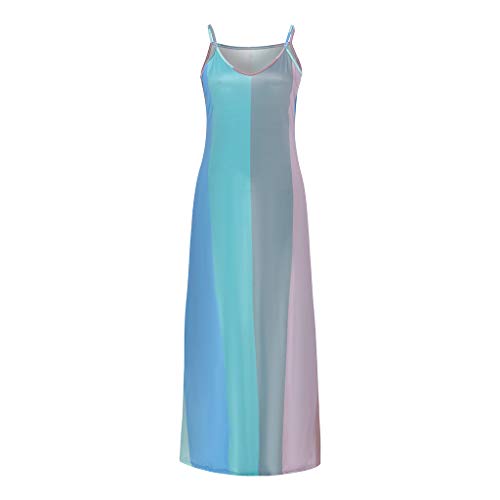 Robe longue rayée fluide idéale pour vos vacances d'été