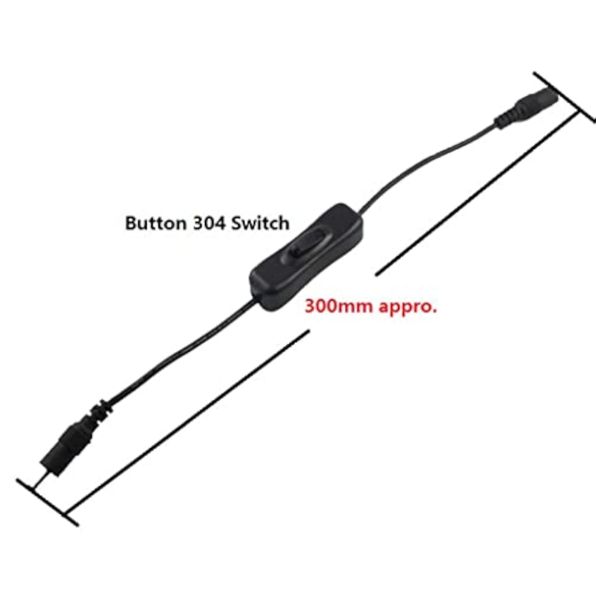 LED Strip Light Inline On/Off Switch Cable Connector