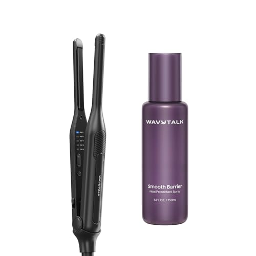 Plancha de Pelo Tipo Lápiz Wavytalk 3/10" Negro miniatura 1