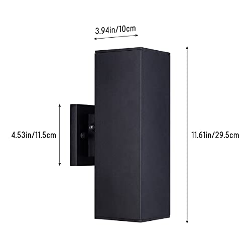 Mirrea WCB0100A2002B00 Modern Outdoor Porch Light Patio Light In 2 Lights Dusk To Dawn Photocell Sensor thumb #4