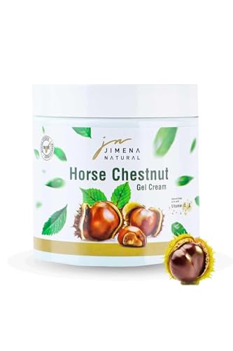 the mask el turko Horse Chestnut Gel Cream For Varicose Veins Legs (500ml/16.9 Fl oz), Relaxing, Cooling, Soothing Cream for Feet, Legs, Knees, Back