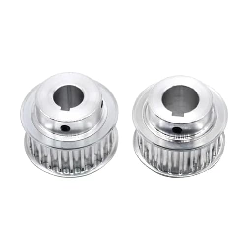 Poulie de distribution HTD 8M 28T anti-glissement pour axe moteur de 8 mm