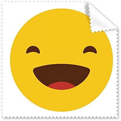 Laugh Yellow Cute Online Face Cartoon Cleaning Cloth Phone Screen Glasses Cleaner 5pcs image 2
