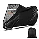 Motorrad Abdeckplane, 210D Wasserfestes UV-Beständiges Motorradgarage mit Schlossloch, Winterfest Roller Abdeckung Outdoor XXL, Motorradabdeckung für Motorroller Moped E Motorrad(245cmx105cmx125cm)