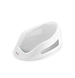 Angelcare Soft Touch Baby Bath Support -Grey- Water Level Indicator, Non-Slip, Comfortable & Safe for Newborns & Infants up to 6 Months