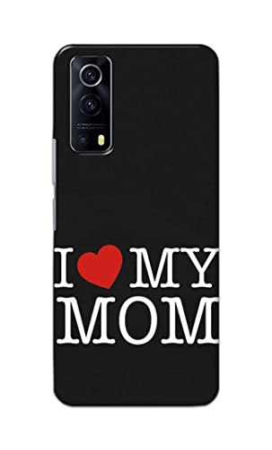 Image of PRINTFIDAA I Love My Mom Hard Back Cover for Vivo Y53S / IQOO Z3 Back Cover -(P6) KAT1006