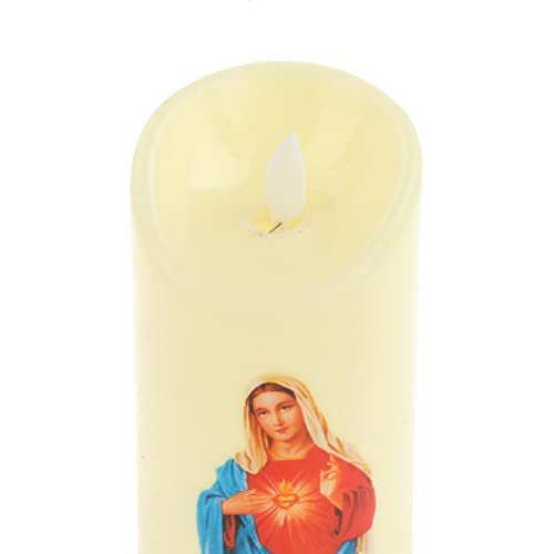 Bougie LED à piles Baoblaze à effet flamme vacillante sans risque de feu