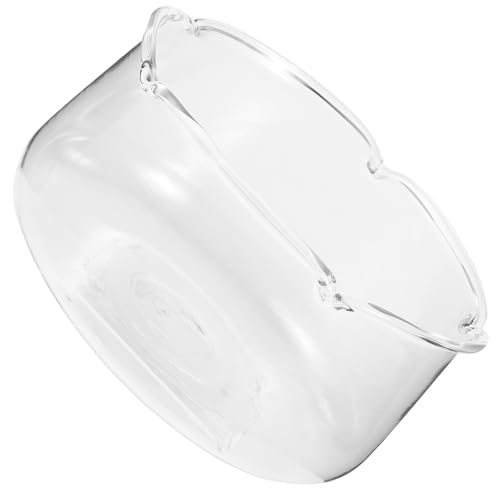 Kisangel Pot de Fleur en Verre Transparent Hydroponique pour Lotus, Nénuphar et Plantes D’intérieur, Bol Décoratif Petit Vase pour Propagation, Jardinière en Verre pour Décoration