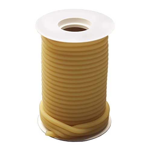 Graham-Field 3933 716 GF Health Natural Rubber Latex Surgical Tube, 3/16" Inner Diameter, 7/16" Outer Diameter, 50' Roll