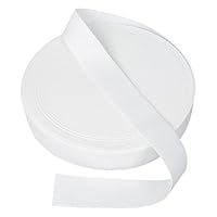15 Mètres D'élastique Pour Couture - 3 Rouleaux De Bande Elastique 40 Mm De Large Pour Ceintures Et Bricolage Blanc Et Noir