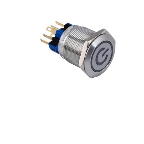 Interruptor de botón de 22 mm enclavable para sustitución en maquinaria