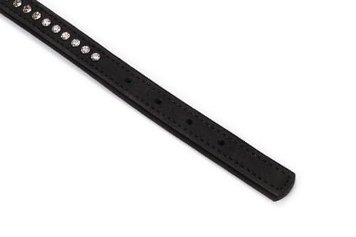 Karlie Halsband Buffalo Strass L: 35 cm B: 17 mm schwarz einreihig