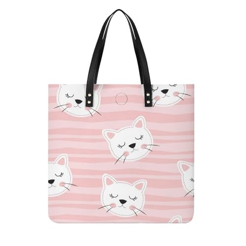 Sac à main shopper chaton rose pour femmes, fini le manque de place