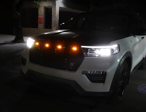 Juego de 4 Lámparas LED Ámbar para Parrilla Frontal miniatura 6