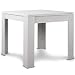 BAKAJI Tavolo Quadrato Allungabile 90x90 cm, Apertura a Libro, Design Moderno Ribaltabile, Apribile 4-8 Posti, Ideale per Sala Pranzo, Soggiorno, Cucina, Arredamento Interno (Bianco Frassinato)