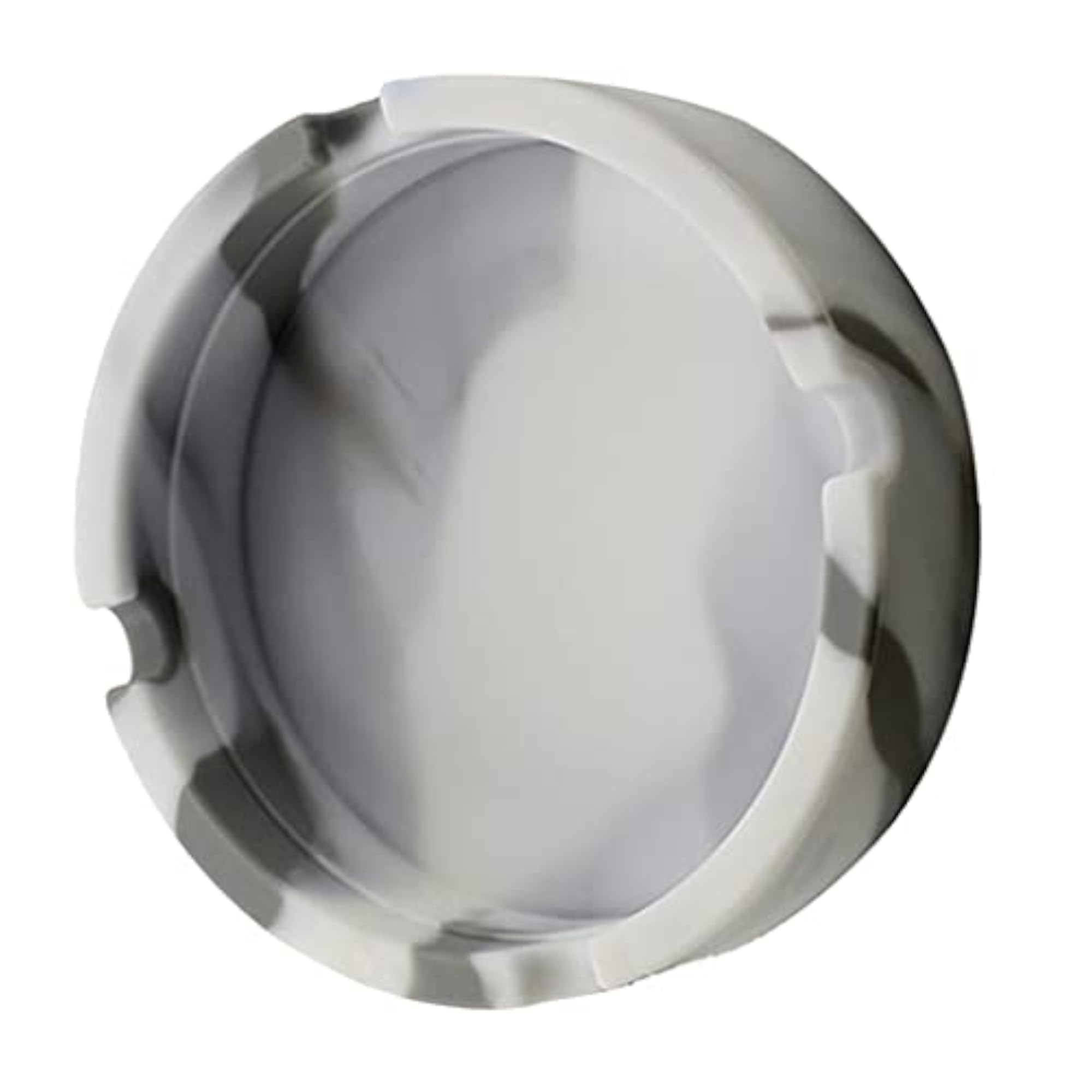 Round Silicone Ashtray Cigar Holder for Tabletop Use