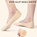 Sofier No Show Socks Womens, Non Slip Low Cut 6 Pairs Thin Silky Dress Footies Liner Invisible Socks Flats Loafers Sneakers