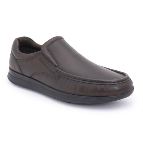 Image of Red Tape Moccasin Shoes for Men| Low-Cut Formal Dress Shoes.