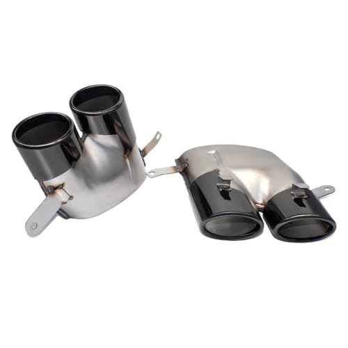 Enjoliveur d'échappement pour Audi A6 A7 S6 S7 2016-2018 1 paire d'embouts de silencieux arrière