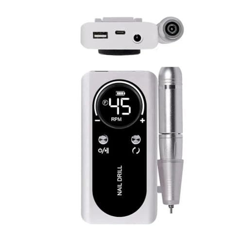 Máquina Eléctrica Portátil para Uñas 45000RPM Recargable miniatura 4