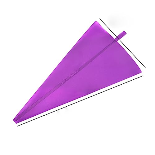 Sac à poche in silicone viola Riutilizzabili Glassa Piping Cream Sacco da pasticceria Attrezzo per decorare torte Sacchetti appesi per pasta di zucchero fondente fai-da-te-16 pollici