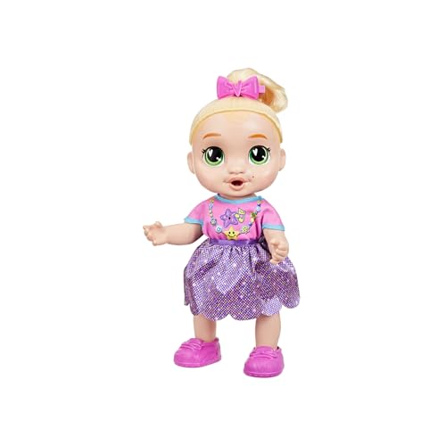 Baby Alive, Boneca, Baby Grows Up, LaLa Googoo - Cabelos Loiros, Brinquedo Interativo, 35 cm - A partir de 3 Anos