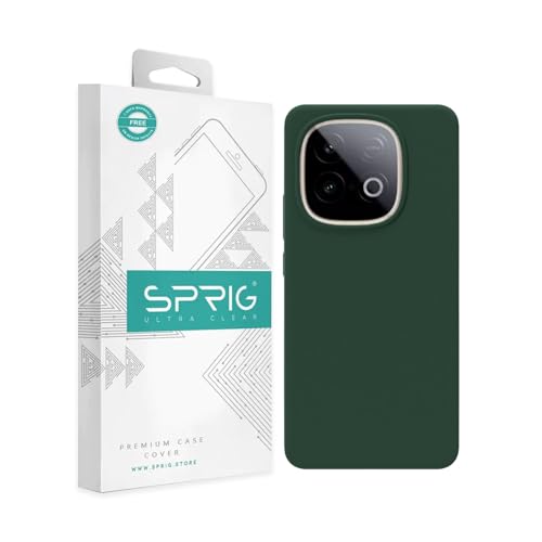SPRIG Compatible with iQOO Neo 10 Premium SilkTone Back Cover Drop Tested Shock Proof Mobile Case for Men, Women, Boys and Girls with Camera Protection (Dark Green)