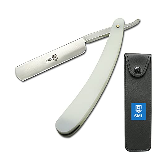 SMI Navaja De Afeitar Hombre, Navaja Profesional Recta, Navaja Afeitar Navaja Barbero Navaja Afeitar Barbero con Estuche Cover