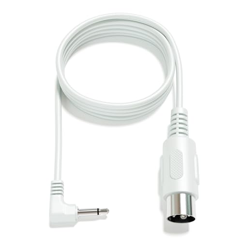 Câble adaptateur MIDI mâle DIN avec prise jack coudée antichoc