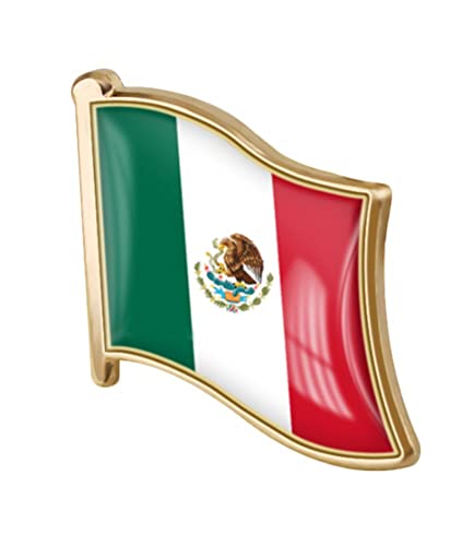 Image of vmcoatdu Country Flag Pin Badge International Travel Brooch Metal Alloy Souvenir Pin for Hat Clothes Backpack