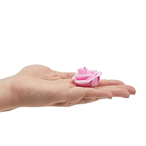 Image of Bright Creations Foam Rose Flower Heads - DIY Crafts & Flowers for Crafts - Wedding Cake Blooms & Artificial Roses - Versatile Decor Accents & Artificial Roses Bulk - Pack of 200, 2 in