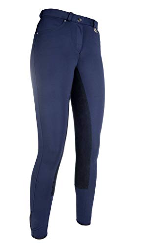 Pantalones de equitación masculinos HKM Comfort Fit 3/4 Alos contra las rozaduras