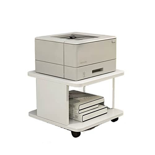 Supporto per stampante mobile Carrello per industriale Rolling Desk nizer sotto la scrivania per monitor regolabile Mensola per Soluzione di archiviazione per ufficio