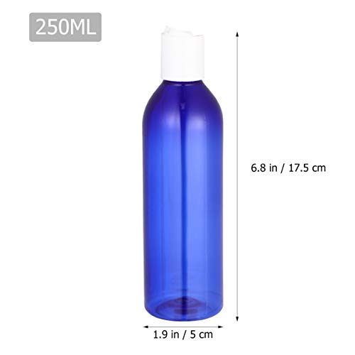 SOLUSTRE Garrafas Top De Disco 6 Peças Garrafas Vazias De Plástico Recarregáveis ​​Squeeze Frasco Co