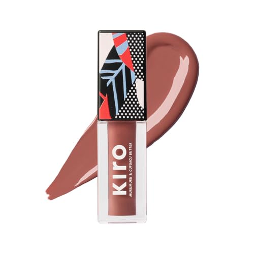 Image of Kiro Glossfinity Creme Gloss - Cocoa Walnut, 5ml | High-Shine Nude Lip Gloss | Hydrating, Non-Sticky Formula | Enriched with Murumuru & Cupuacu Butters | 8 Shades for Every Indian Skin Tone