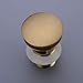TRUSTMI Brass Pop Up Sink Drain Stopper with Overflow Bathroom Faucet Vessel Vanity Sink Drainer, Brushed Gold