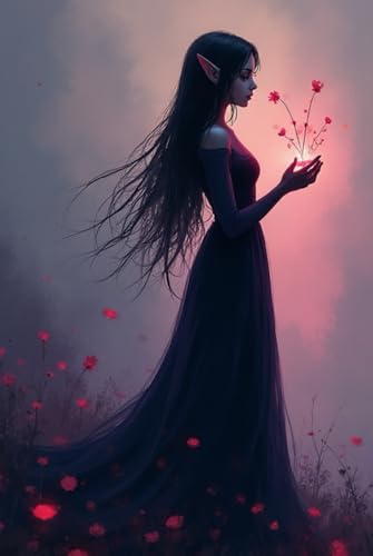 Sad Elf Female Grieving Journal for Dreams and Secrets: Creative, Stress Relief, Expressing You Thoughts