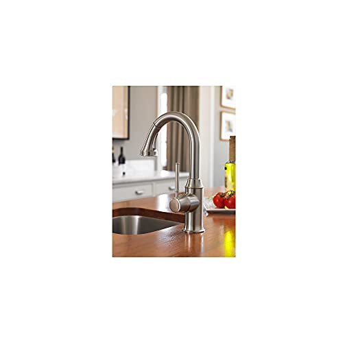Hansgrohe Talis C Premium Kitchen Faucet 1-Handle 14-Inch Tall Pull Down Sprayer Magnetic Docking Spray Head Wide Reach In Chrome, 04216000 #TOP2