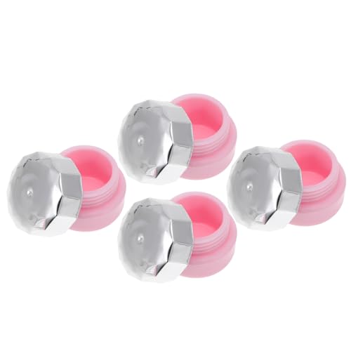 FESTFENDS Botellas Vacías para Esmalte de Uñas, Envases Pequeños de Plástico Tapa, Ideales para Almacenar Gel de Uñas y Esmaltes, Paquete de 4 Unidades
