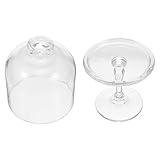 Clarté pour : le présentoir à gâteaux rond et le présentoir à gâteaux transparent offrent une visibilité optimale, permettant à vos clients et invités d'admirer pleinement vos desserts magnifiquement décorés dans le plat à gâteaux en verre avec cloche, le présentoir à cupcakes et le plat à gâteaux en verre avec cloche