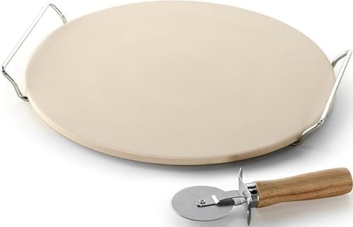 Nordic Ware, Tan Pizza Stone Set, 13 inch diameter