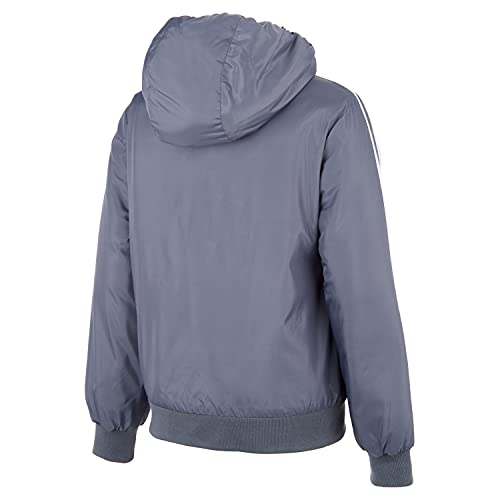 Image of adidas boys Zip Front Classic Bomber Hooded Jacket