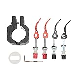 Alomejor Scooter Clamp with Quick Release Lever and Hex Wrench Scooter Rugged Lock Attachment for Zero 8X 10X 11X Electric Scooter(Black)